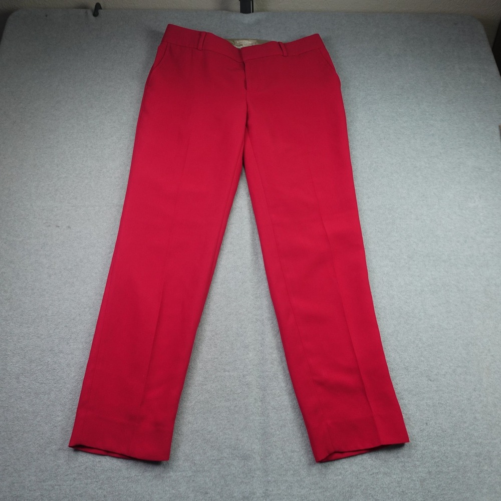 Banana Republic Dress Pants Womens 6 Red Martin Fit Trousers  LaSalle